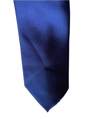 JOHN ASHFORD Navy Blue Handmade Necktie Men’s TIE